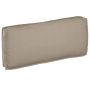 Pagalvėlė Taupe 120 x 50 x 12 cm Oksfordo audinys