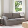 Sofa Taupe 142 x 80 x 85 cm audinys