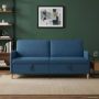 Sofa su saugojimo vieta Mėlyna 192 x 78 x 87 cm Poliesteris