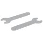 Veržliaraktis 2 pcs Sidabro 10 mm Geležis