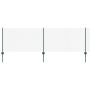 Tvora su stulpais Žalia 0,8 x 10 m Plienas ir PVC