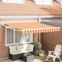 Ištraukiama markizė Geltona ir Oranžinė 300 x 250 cm