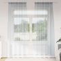 Voile Užuolaida 2 pcs Tamsiai pilka 225 x 140 cm Poliesteris