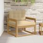 Lauko Vidurinis Sofa Poliesteris Balta