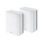 Asus | Tri-band WiFi 7 Smart AiMesh Router | ZenWiFi BT10 (2pk) | 802.11be | 18000 Mbit/s | Ethernet LAN (RJ-45) ports 3 | Mesh Support Yes | MU-MiMO No | 4G/5G | Antenna type Internal | 1