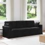 Sofa Juoda 228 x 78 x 80 cm Aksomas