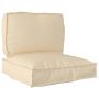 Pallet pagalvių rinkinys 2 pcs Smėlio Oksfordo audinys