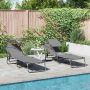 Sulankstomas gultas 2 pcs Pilka 190 x 57 x 81 cm Oksfordas