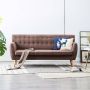 Trivietė sofa, audinio apmušalas, 172x70x82cm, ruda