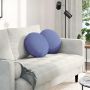 Sėdynių pagalvėlės 2 pcs Džinsinės mėlynos Ø40 x 13 cm audinys