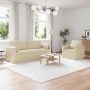 Sofa 2 pcs Kreminė 198 x 78 x 80 cm audinys