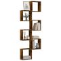 Wall Cube lentynos 6 vnt Rūkytas ąžuolas 30x15x30 cm