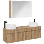 Vonios spintos komplektas 4 pcs Artisano ąžuolo