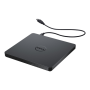 Dell išorinis optinis diskų įrenginys DW316, juodos spalvos, USB 2.0