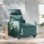 Elektrinis masažinis krėslas, tamsiai žalias, audinys