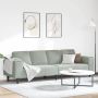 Svetainės sofa Šviesiai pilka 250 x 77 x 76 cm