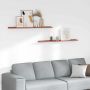 Sieninė lentyna 2 pcs Raudona 115 x 9 x 3 cm Apdirbta mediena