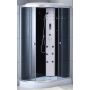 Masažinė dušo kabina R8407 dešinė grey/black