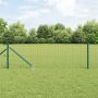 Tvora su stulpais Žalia 0,4 x 50 m Plienas ir PVC