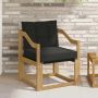 Lauko sofa Kietasis akacijos medis ir Textilene Balta