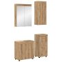 Vonios baldų rinkinys TULUM Amatininkų ąžuolas Apdirbta mediena