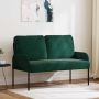 Sofos su pagalve 110cm Tamsiai žalia fanera