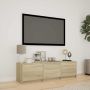 TV spintelė su LED su LED Sonoma ąžuolas 140 x 34 x 40 cm