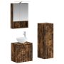 Vonios baldų rinkinys 4 pcs Dūminio ąžuolo