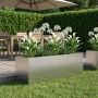 Sodo vazonas Sidabrinė 100 x 30 x 30 cm Galvanizuotas plienas