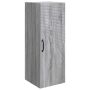 Prie sienos montuojama spinta Pilka Sonoma 33 x 34,5 x 90 cm