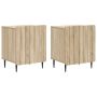 Šalia lovos spintelė 2 pcs Sonoma ąžuolas 43 x 34,5 x 52 cm