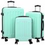 Lagaminas 3 pcs Mėtų žalia 50 x 31 x 78 cm ABS plastikas
