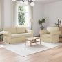 Sofa 2 pcs Kreminė 175 x 82 x 80 cm audinys