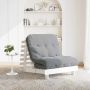 Futono sofa-lova su čiužiniu, balta, 90x206x11cm, pušis