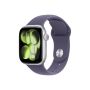 Apple Watch Series 11 GPS + Cellular 42mm Silver Aluminium Case with Purple Fog Sport Band - M/L | Apple
