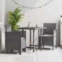 Sodo Kėdė 2 pcs Šviesiai pilka 53 x 49 x 85 cm Polipropilenas