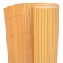 Dvipusė sodo tvora, geltona, 90x500cm, PVC