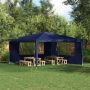 Šventinės palapinės šoninė siena 2 pcs 400 x 195 cm Mėlyna