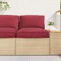 Pallet pagalvių rinkinys 2 pcs Kreminė Oksfordo audinys