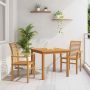 Valgomasis krėslas 4 pcs Ruda 62 x 55 x 94 cm Kieto teka medžio