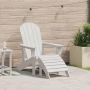 Adirondack kėdė Balta 82 x 74 x 92 cm HDPE