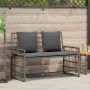 Lauko suolas Paprastas Pilka ir tamsiai pilka 116 x 55 x 82 cm