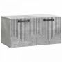 Sieninė TV spintelė Betono pilka 59,5 x 31 x 30 cm