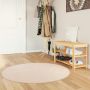 Kilimas Spauda Kreminė Ø 120 cm Poliesteris ir PVC