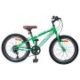 Kalnų Dviratis 24 Colių 6-Speed 8-12 metų Žalia