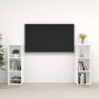Televizoriaus spintelės, 2vnt., baltos, 107x35x37cm, MDP
