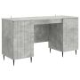 Stalas Betono pilka 142,5 x 50 x 75 cm Apdirbta mediena