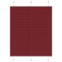 Plisuota žaliuze Bordo raudona 105x150 cm Audinio plotis