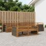 Lauko sofos komplektas 7 pcs Natūrali