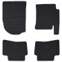 Automobilių kilimėlis 4 pcs Juoda tinkamas Kia RIO, STONIC TPE